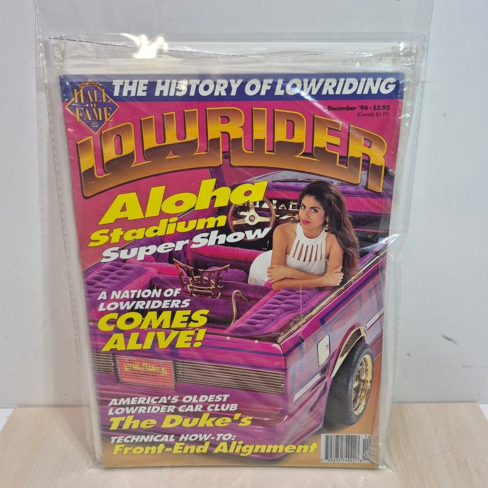 Vintage Lowrider Magazine December 1994 Aloha Stadium Super Show The Dukes